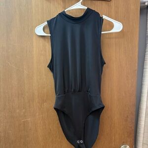Forever 21 Black Backless/Sleeveless Bodysuit
